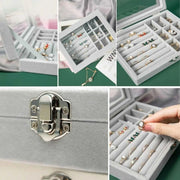 Velvet Jewelry Storage Box