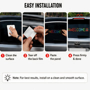 Flexible RGB LED Matrix Panel | Smart App Controlled Programmable Scrolling Text Display Sign