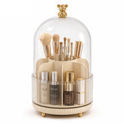 360° Rotating Makeup Brush Organizer