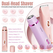 Dual Head Shaver | 2-in-1 Body & Facial Hair Trimmer